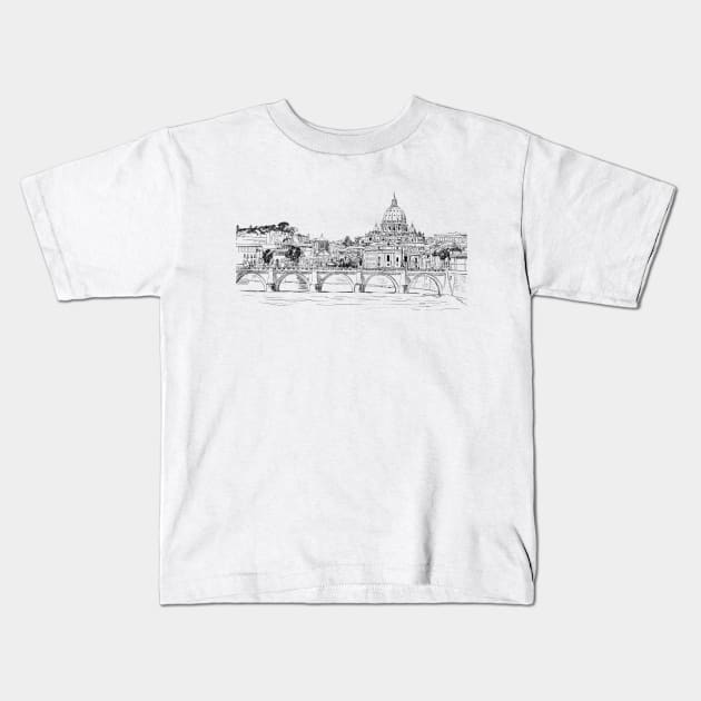 Rome Kids T-Shirt by sibosssr